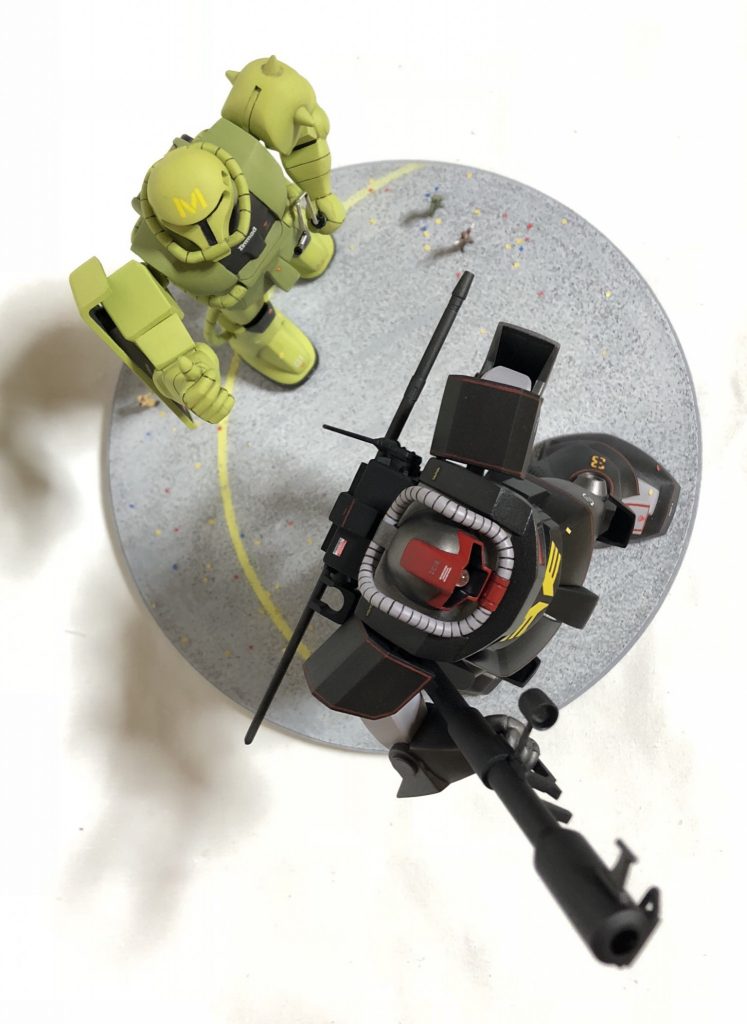 プロトタイプドムとメンテナンスザクⅡ–4枚目/制作者：おしゃかな