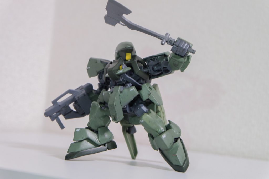 リアスカートにバインダーを装着すると安定性は高くなりますね。