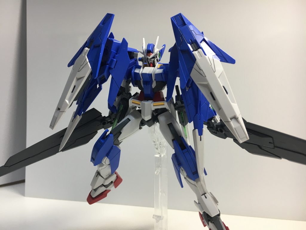 バインダーを前面に展開しダブルオーライザーのようにGNフィールドを展開できる。これは、高機動形態でも可能でより高出力のGNフィールドが展開できる