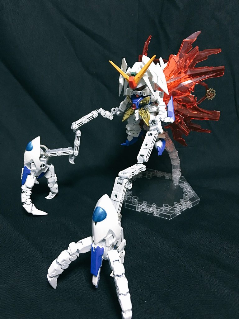 光の翼に対抗して、GBN高ランカーに反応してリミッター解除。
滅びの翼発動で暴走モード。