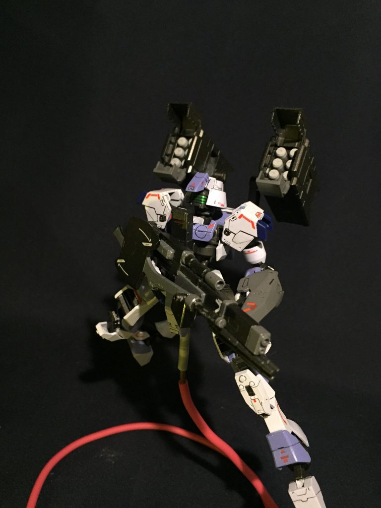 ミサイルポットはMSGを使いました
みんな大好き展開ギミック(*´ω｀*)
塗装時ミサイル弾頭が別パーツ化されてたのがありがたかったですw