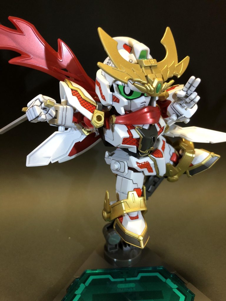 以上です!
零丸はアニメのオープニングで見た時から一目惚れしてたのですが、テストショットでプロポーション見た時のコレジャナイ感はすごかったですね( ̄▽ ̄;)
今回なんとか理想のプロポーションに近づけつつ、部分塗装だけでここまでできて一安心😅
最後まで見ていただき、ありがとうございました!!