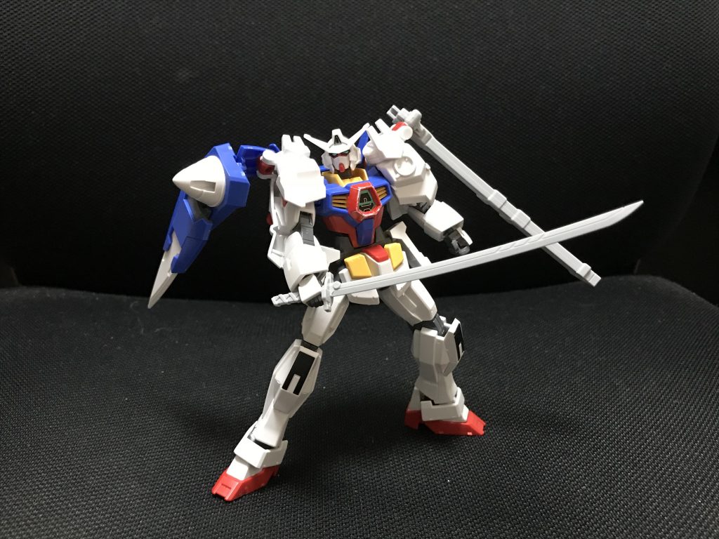 GN粒子で守備を固めつつ斬りむすんでいく設定です。