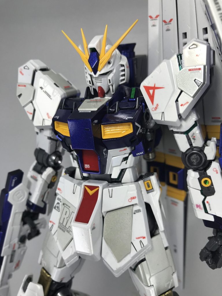 MG νガンダム ver.ka オリジナルカラーリング パールとメタリック塗装–3枚目/制作者：モルガナ
