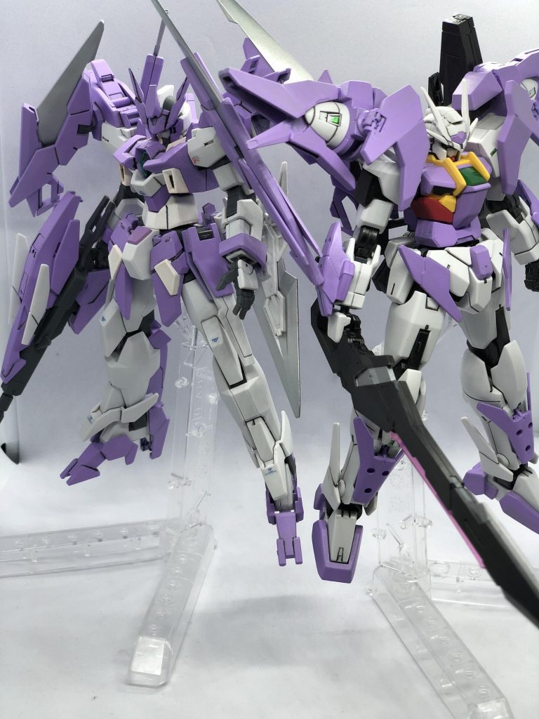 GUNDAM AGE-II Irisとのツーショット。