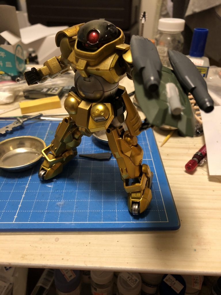 デカイけどそっちの方がメイン武装感が出ていいかなと思いました。