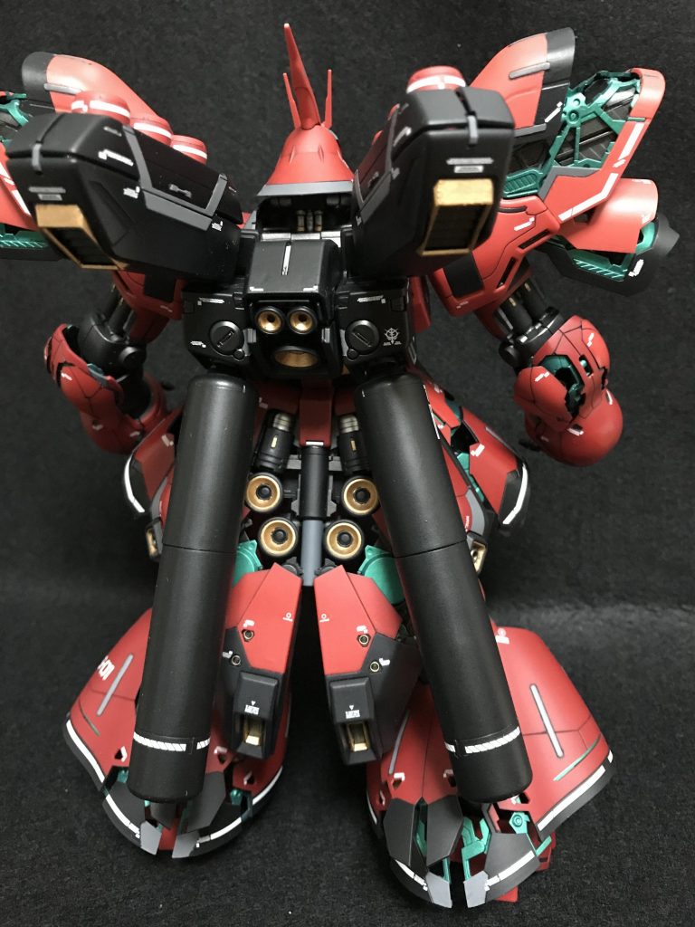 MG 1/100 サザビー ver.KA–4枚目/制作者：@gyuuuutora