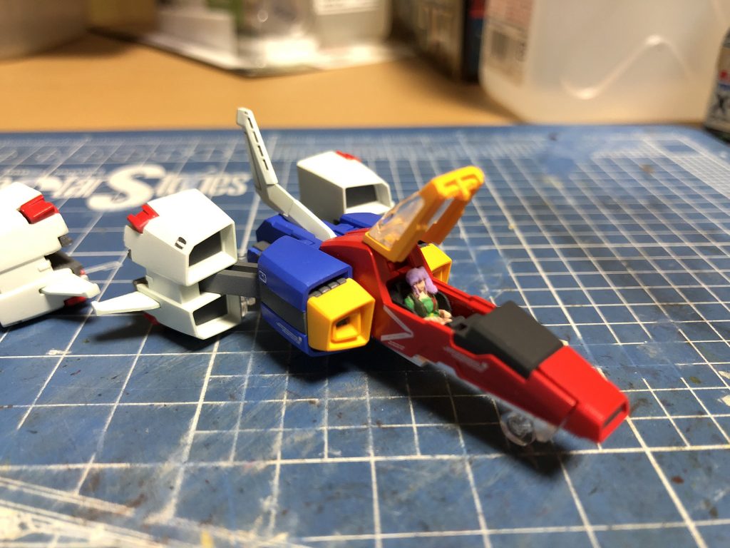 コアファイターのパイロットをルーにしてみました。