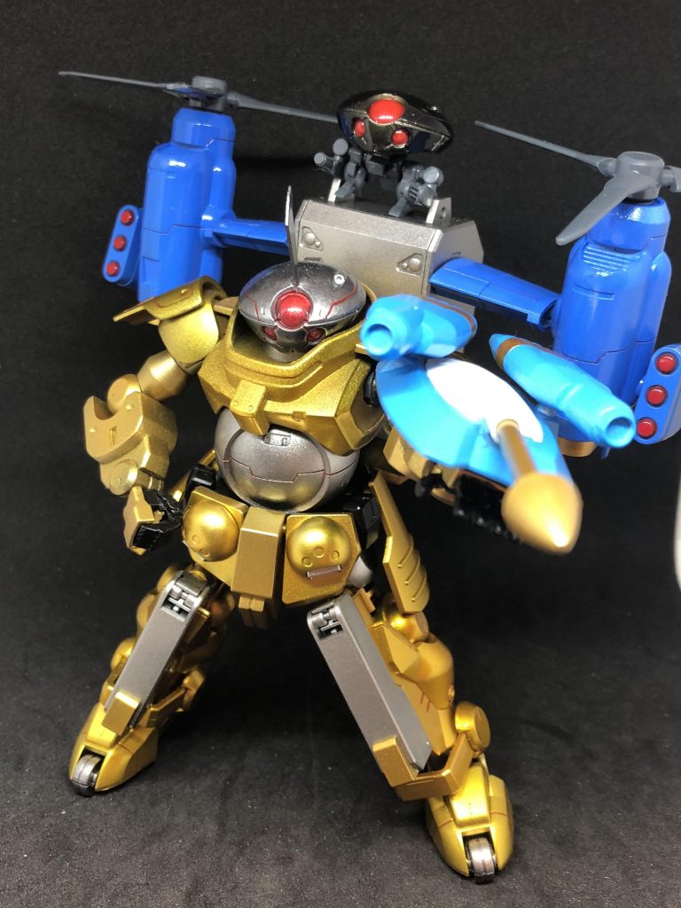 ミニモア君は修理・頭のスペアとして支援してくれます。