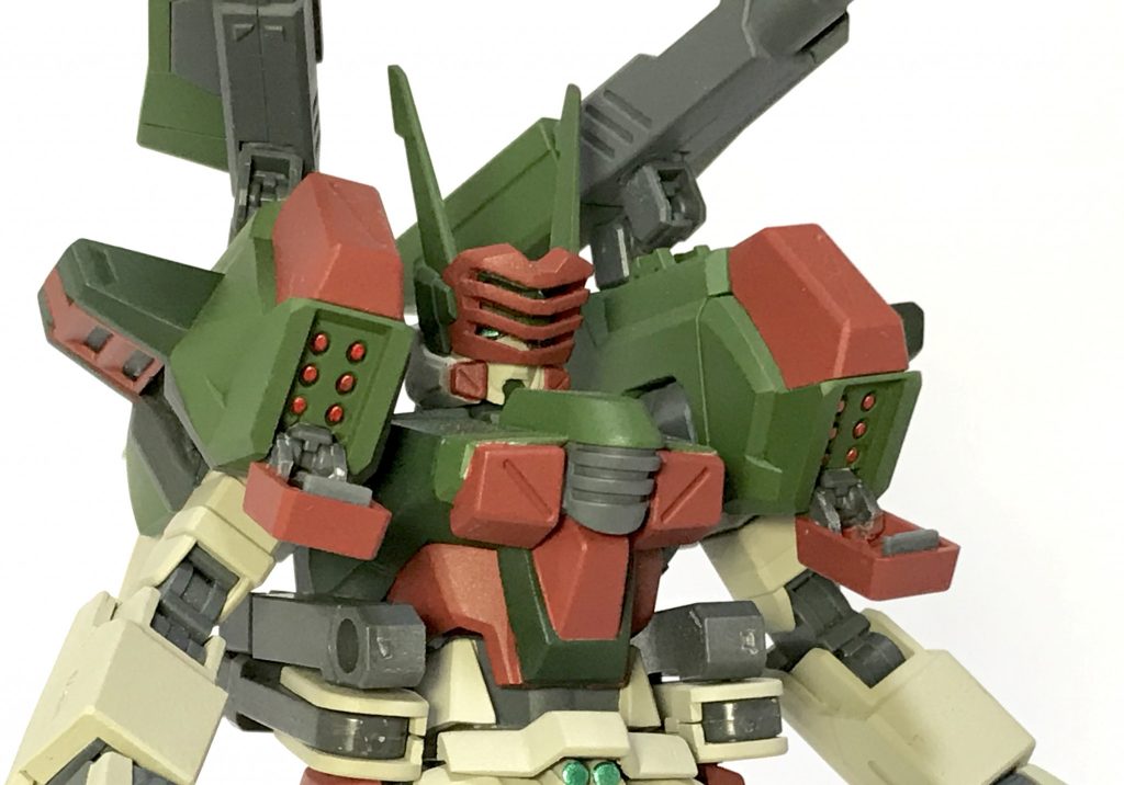 6連装ミサイルポッド
こちらも可動軸を追加し、ハッチを開閉式にしました。