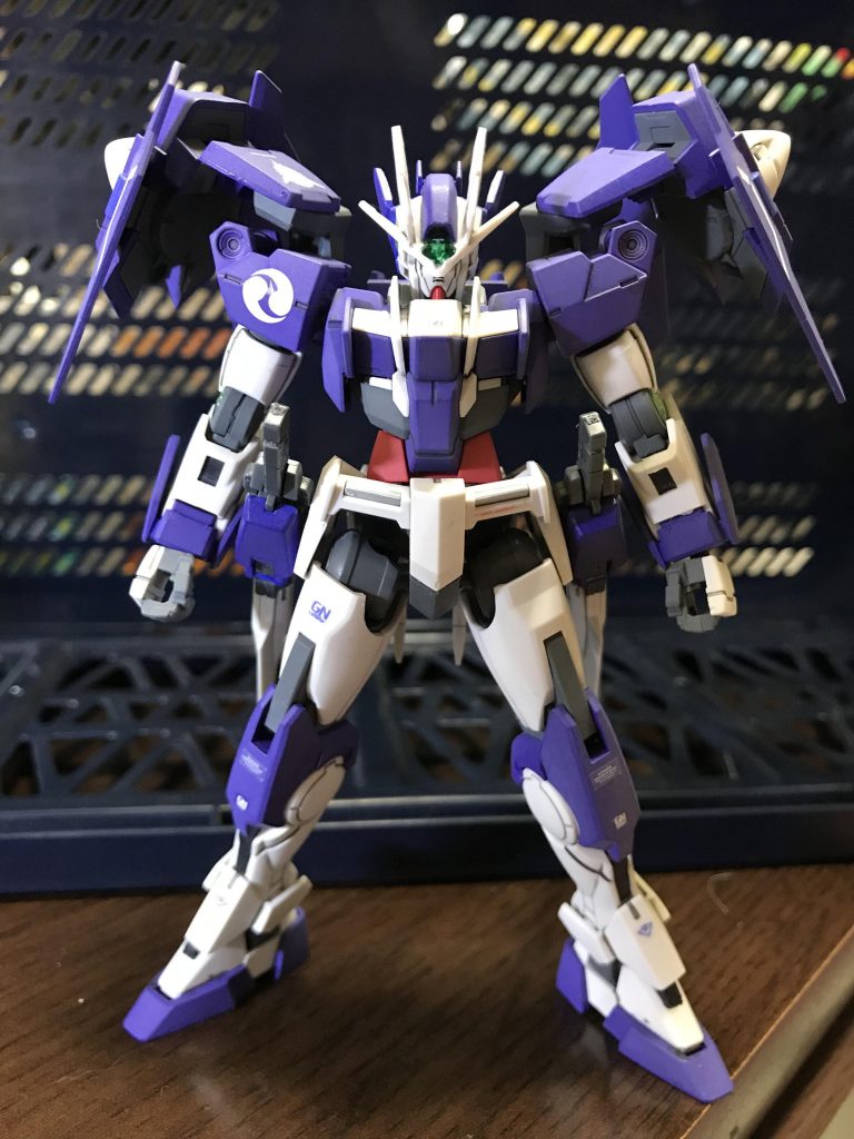 カラーはパープルで塗装しました。