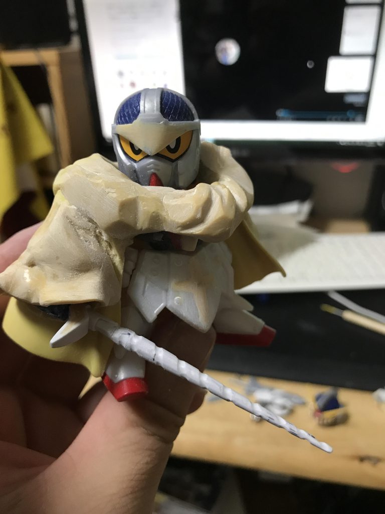 この頃はまだ両目があった。