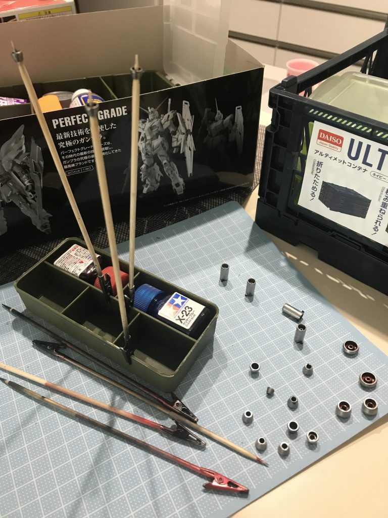 バーニアの筆塗りに挑戦