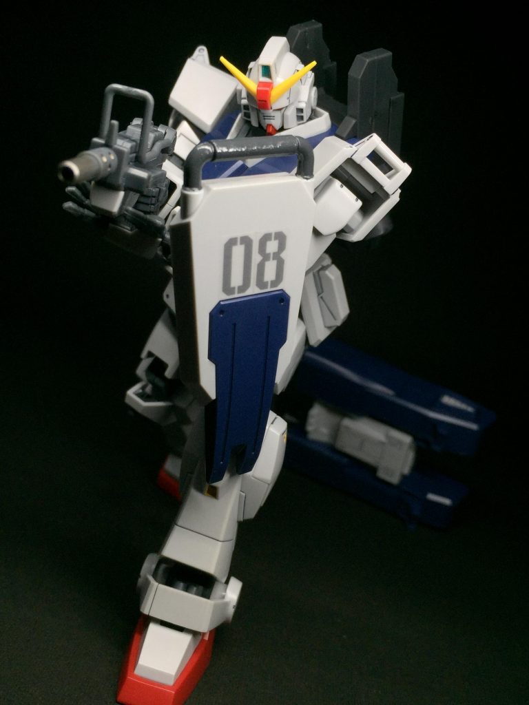 【HG】陸戦型ガンダム パラシュートパック装備–4枚目/制作者：ふくすけ