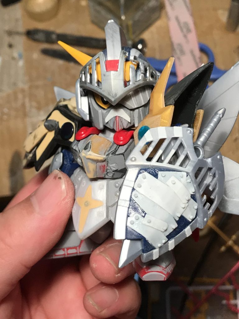 ヒゲと眼帯と盾の組み合わせは最高よ!!