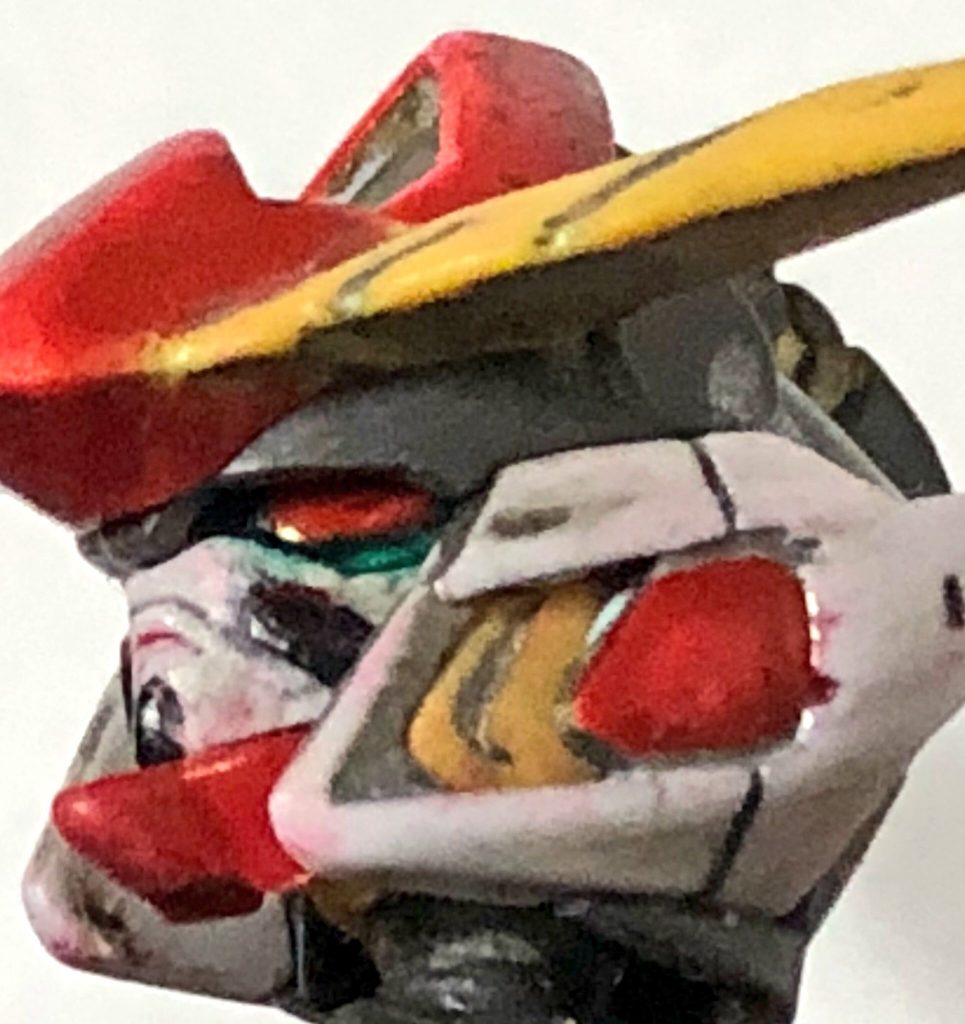 目の部分は悪魔っぽさを出すために少し拘ってみました。