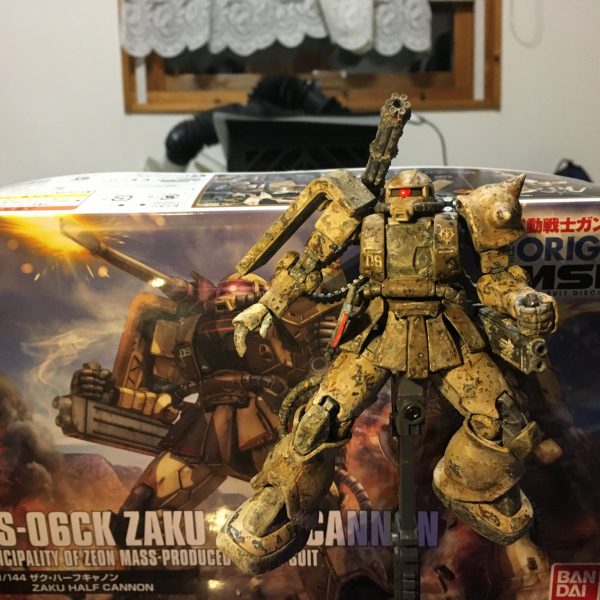 HG 1/144 ザク・ハーフキャノン