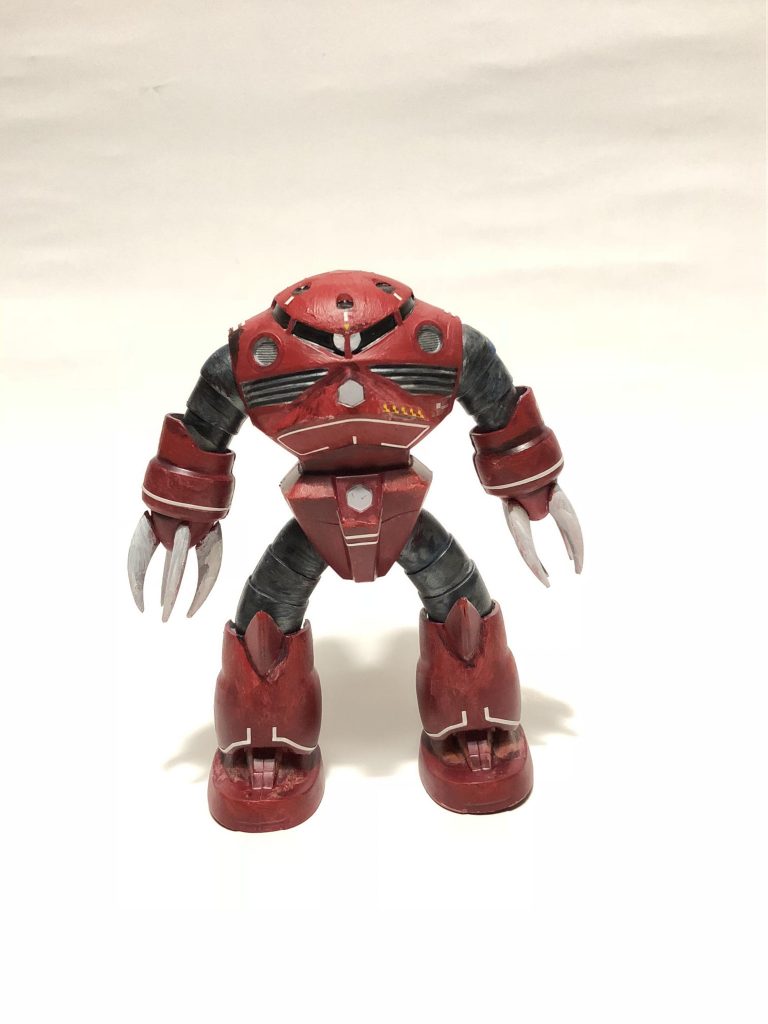 まえ百均で買ったアクリル絵の具で塗装してみました。こりゃ楽しい♪♪