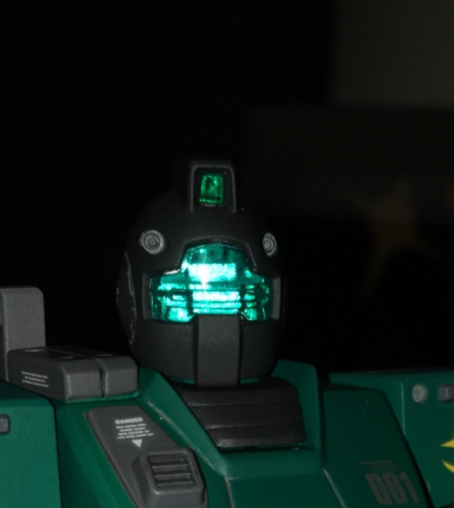 実のところストロボ撮影で大袈裟に光るだけ。