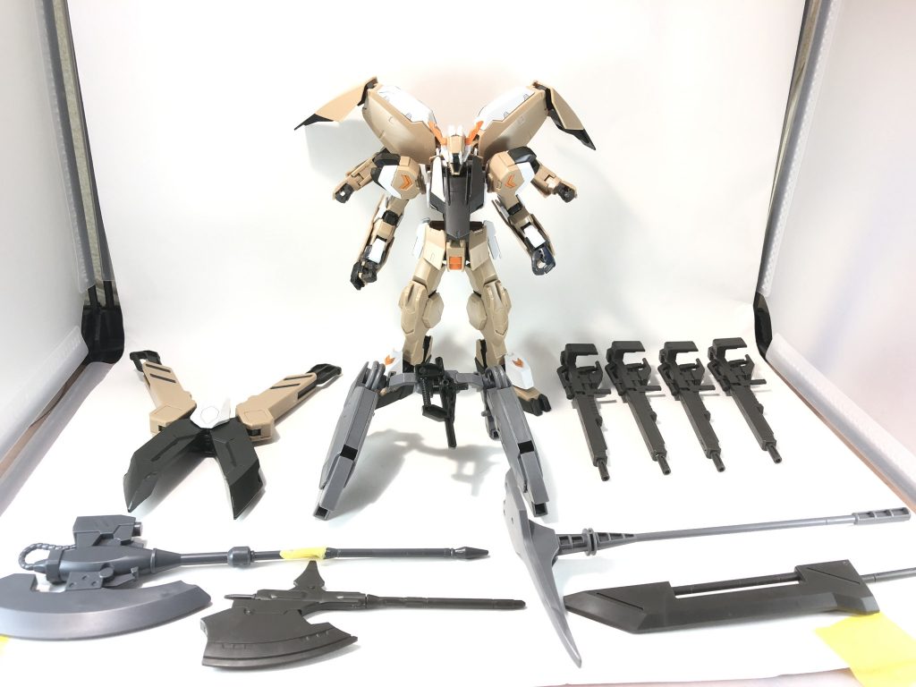 バスターアックスは根元が折れてました(笑)