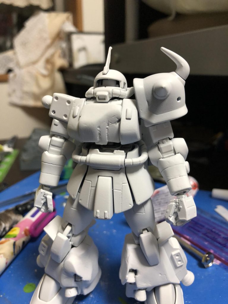 ザクR35 色鉛筆塗装–4枚目/制作者：COLA🥤SOUR