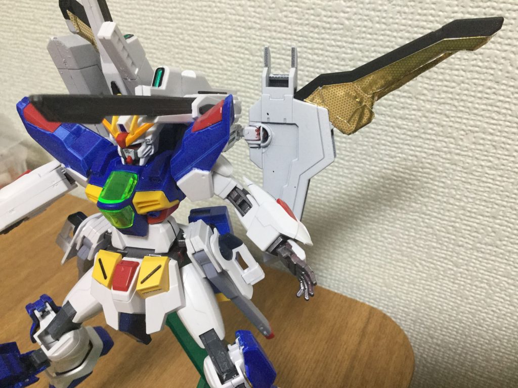 展開時
金色はDXのシールを繋ぎ合わせました