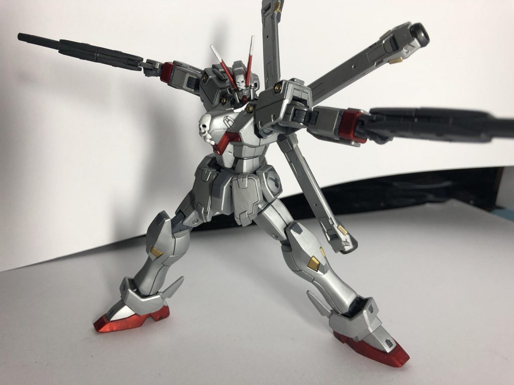 ストライクノワールっぽいポーズで