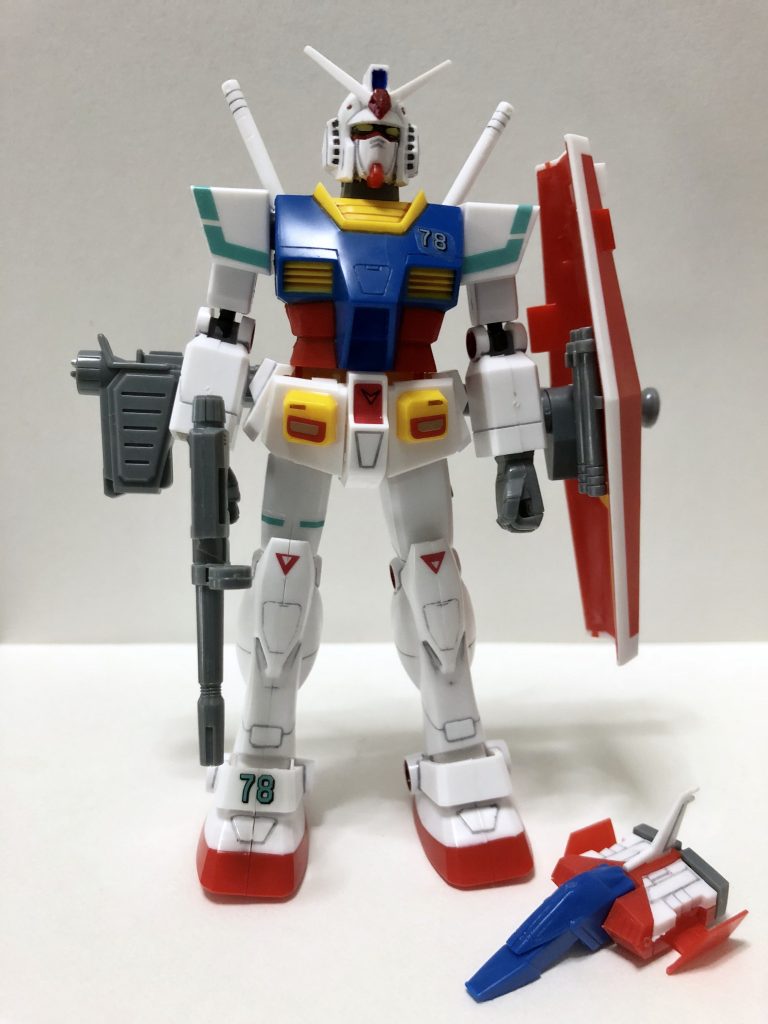 頭部カメラをブルーで塗装