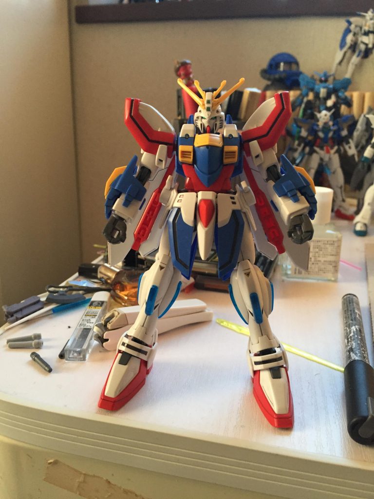 日の出の朝日に照らされてます。