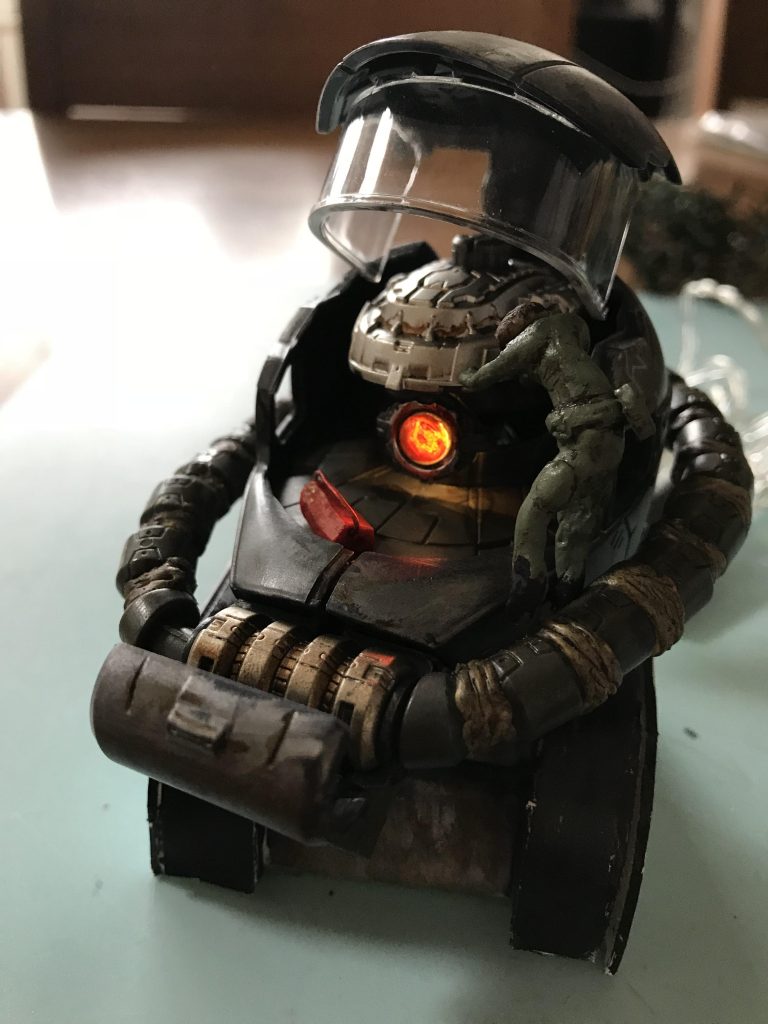 胸部と作業兵はスクラッチです