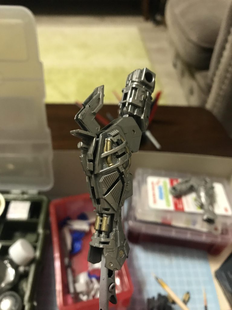 フレームを筆塗り