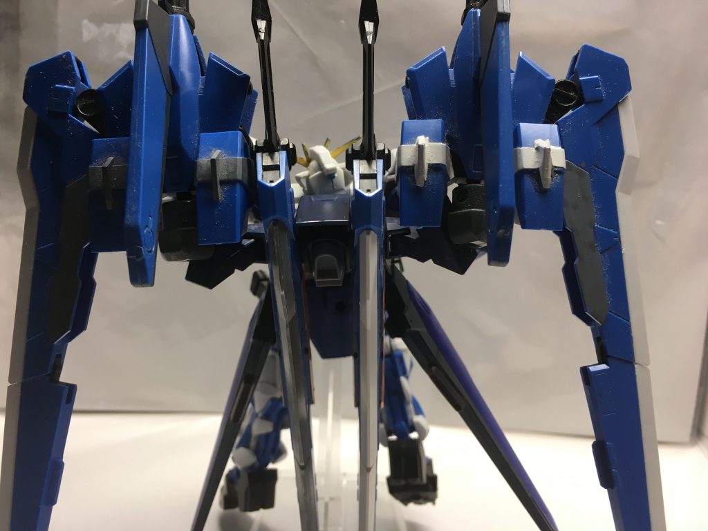 バックパックは、アメイジングストライクフリーダムのを使用しています。
タクティカルアームズを使用しない場合は、バックパックにマウントしています。