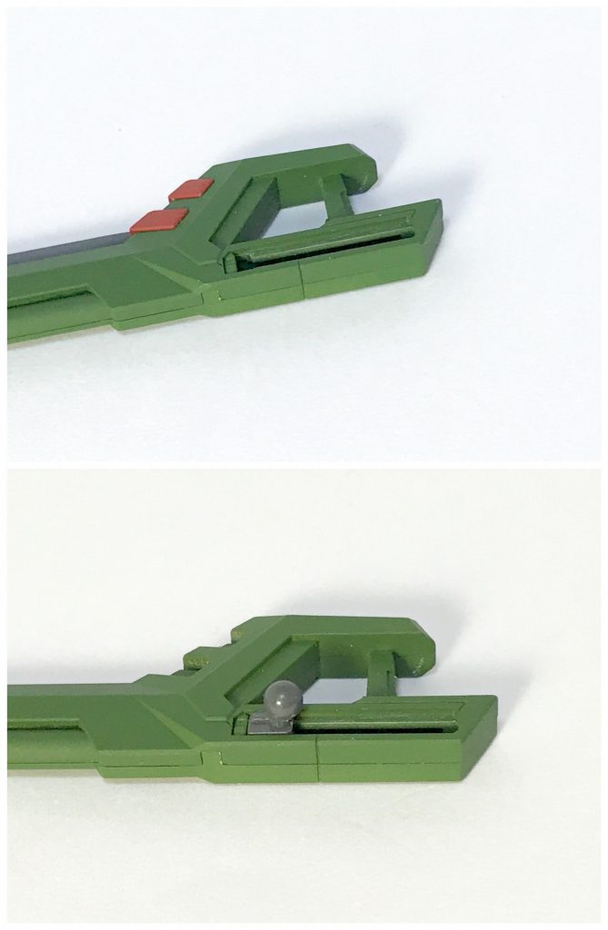 腰に取り付ける時はボールジョイントを取り外します。