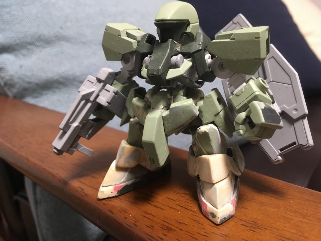 エポパテで再チャレンジ! 細かいところは粗がありますが、思った形成形ができました。