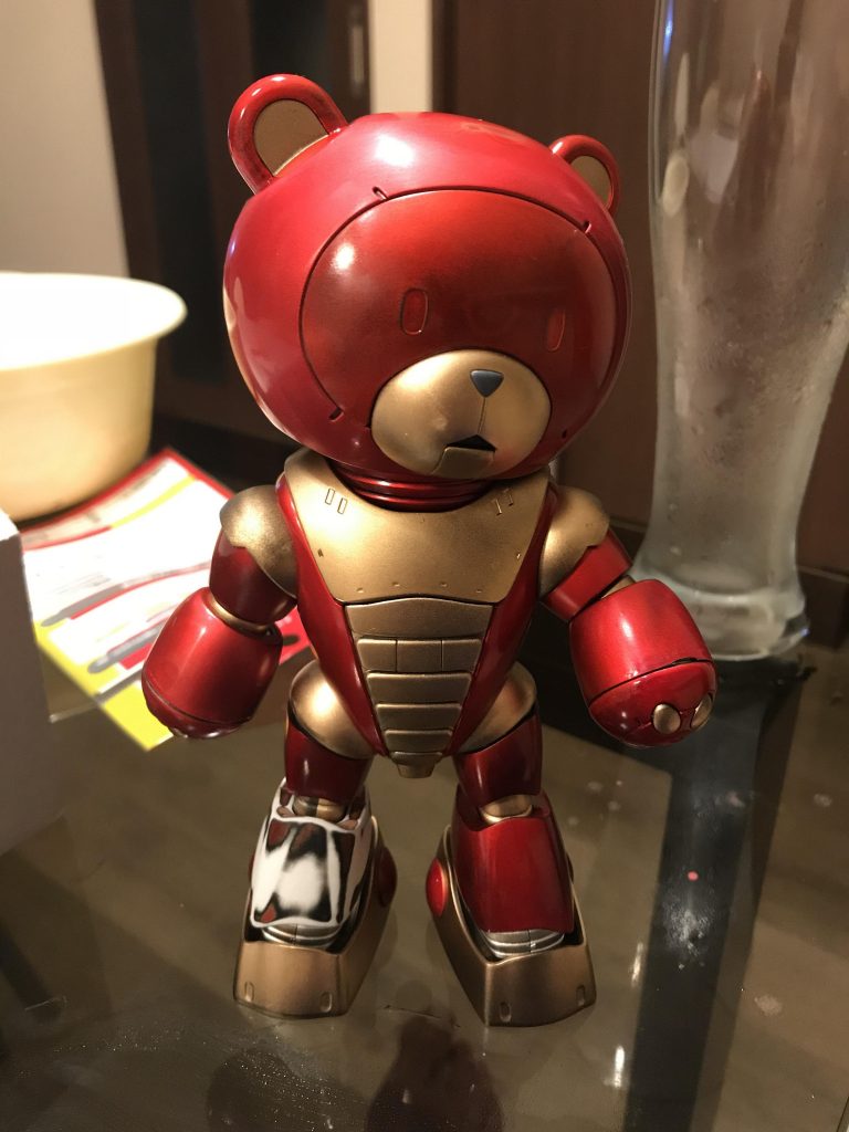 足が塗装ムラムラで再塗装、キャンディは難しい