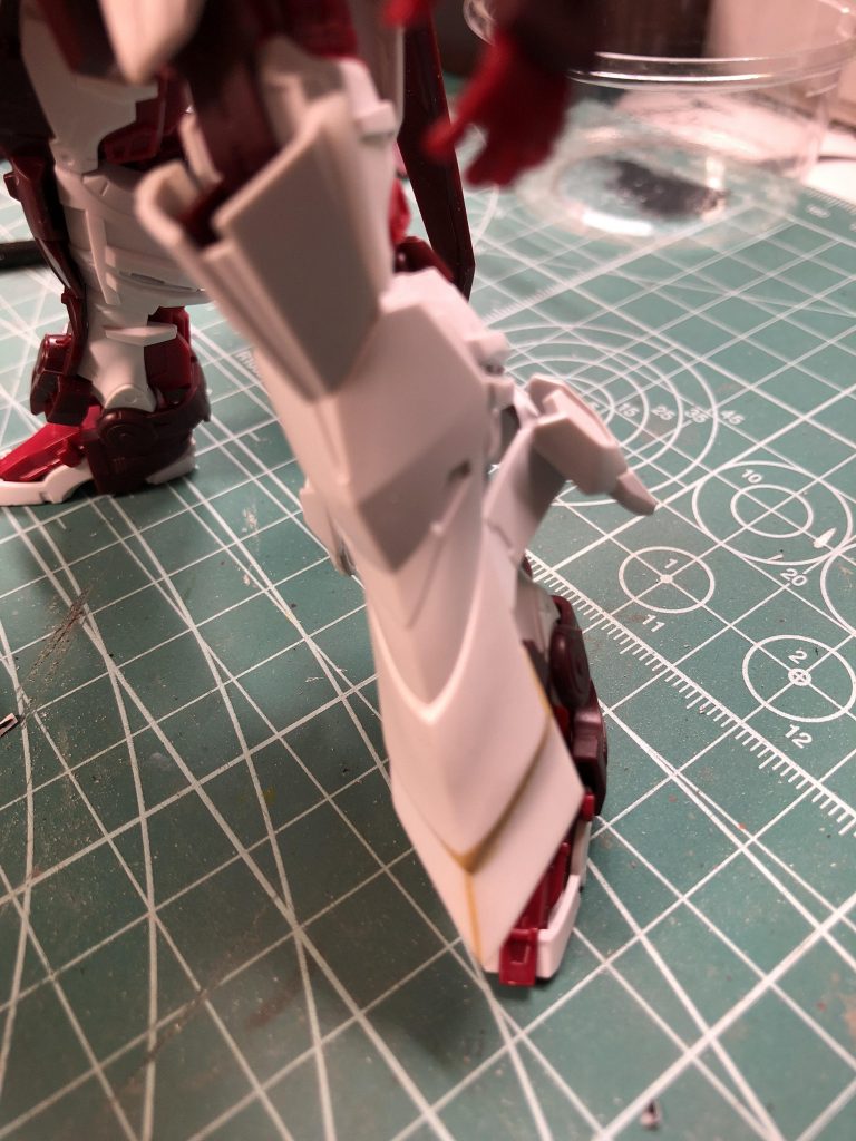 シールド同様に脚の装甲も