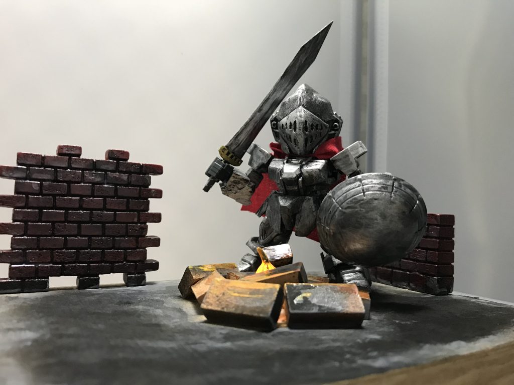 台座も全て100均で揃えた材料で作ってみました。