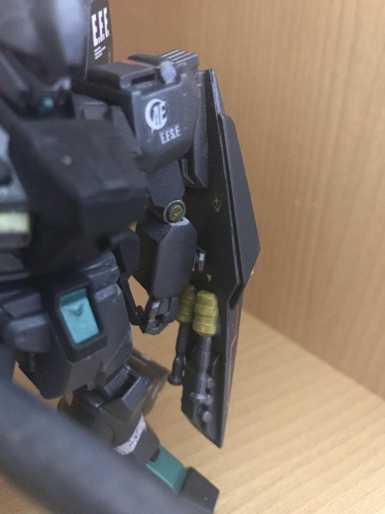 シールドですが武器庫になってます
ガンダムあるあるですね笑
EXAMらしく攻撃全振り感が出ればいいなって感じです