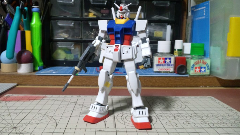 塗装前の状態、フロントビュー。