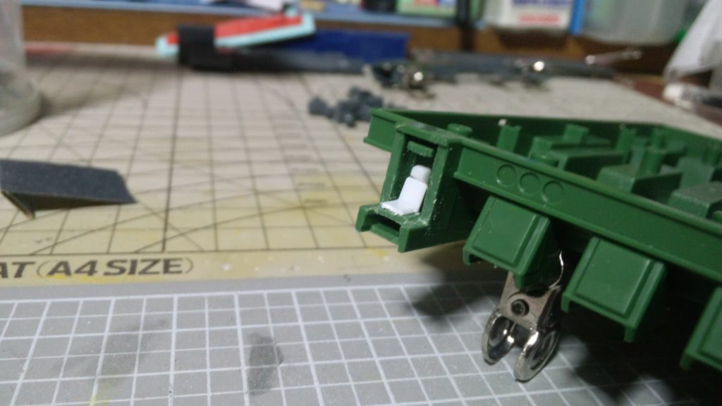 トレーラーのシート製作途中。