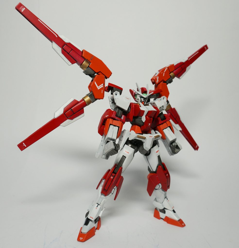 最後に全体像はこんな感じになっております。
武装が少ない??気にしちゃいけません(^ω^;)