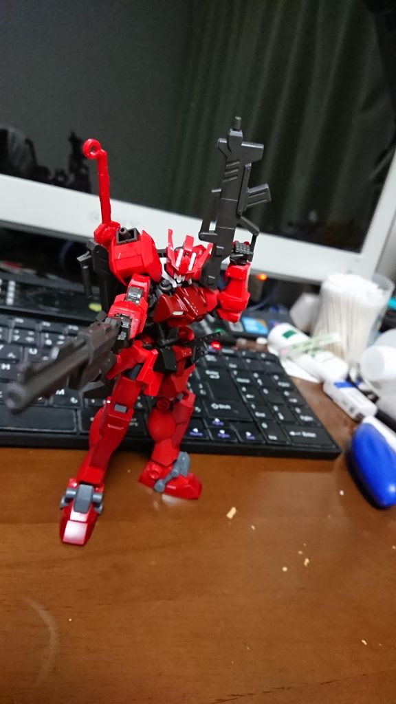 ショットガンとライフルの2丁持ち