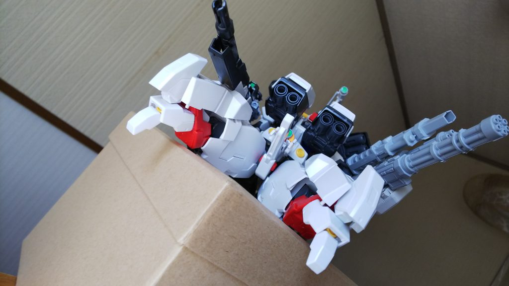 爪先のアンカーを使い、フルバースト!もはやトーチカです。