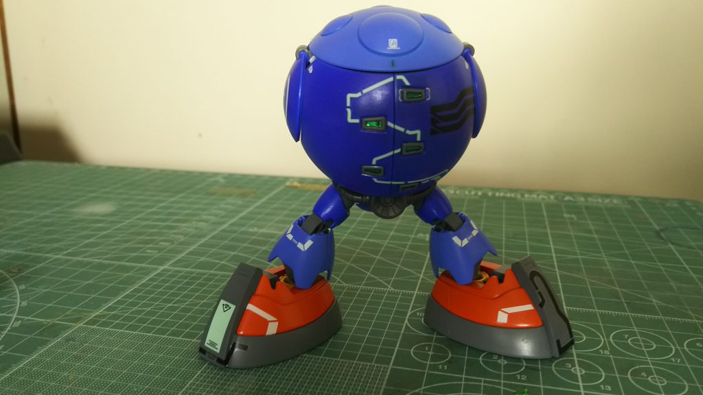 発信前。
ダブルオーダイバーに憧れてGNドライブ搭載型です。
「00のデカールを転用しており、デカールを介し粒子供給をよりスムーズにしてエネルギーの効率化を図ってます。」
(製作者 コーイチ談)