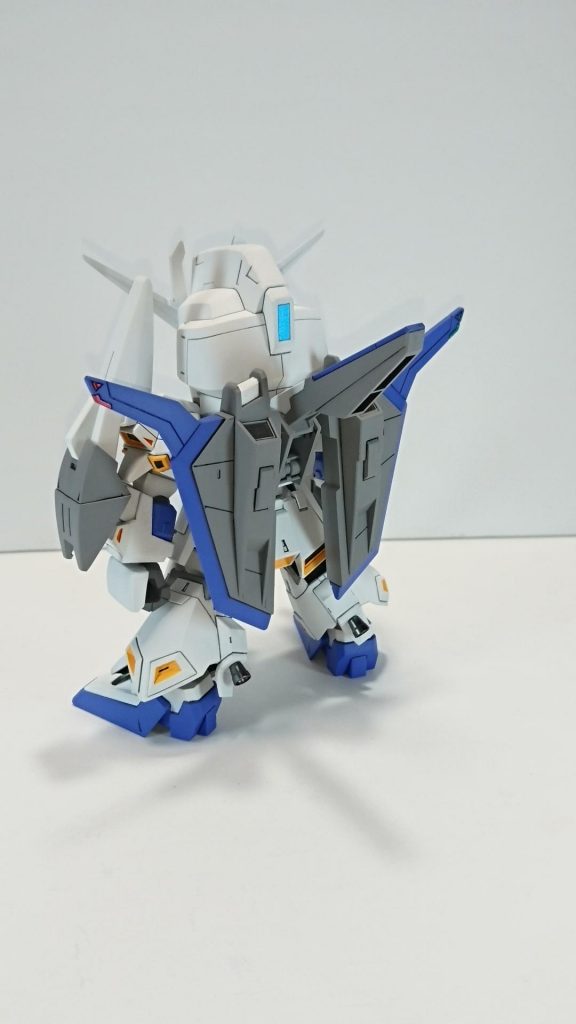 背面。
かかとやスタビライザーの肉抜き穴は埋めてます。