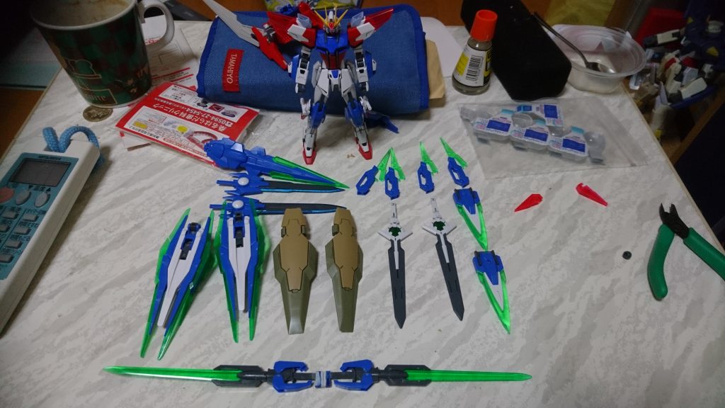 つける予定の武装達