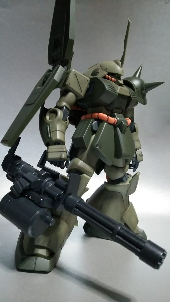 UC版マラサイです。ジャンクでガトリングを作りました。