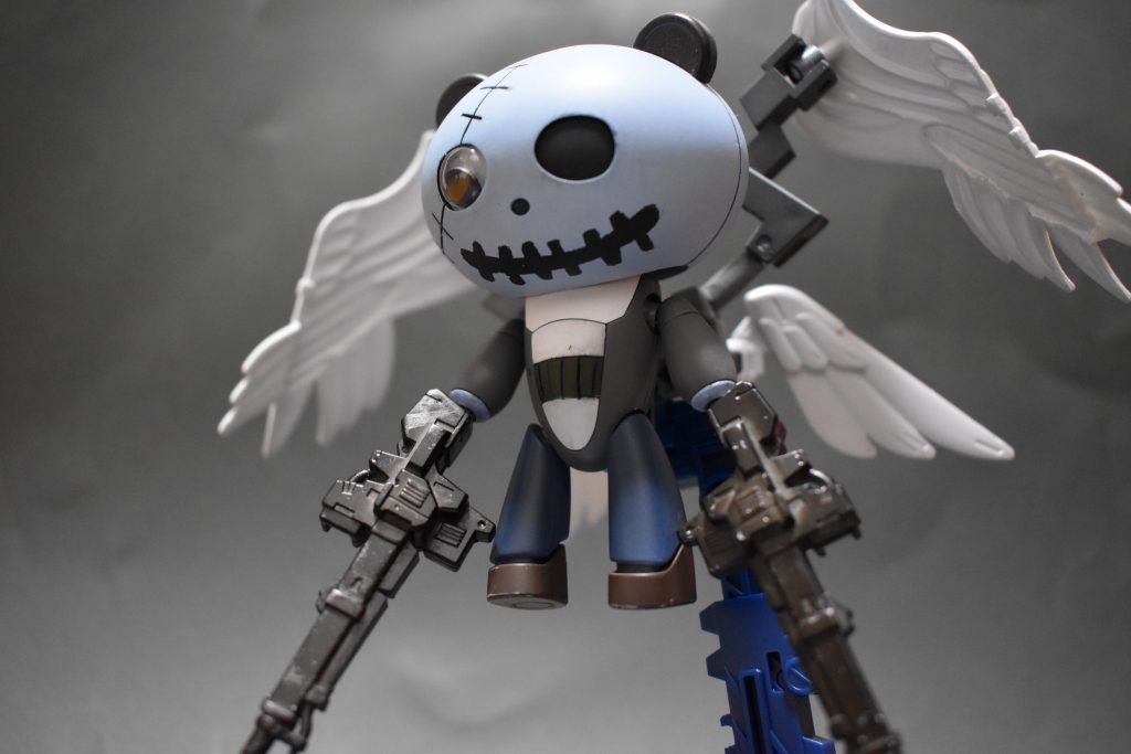 ウイングユニットは取り外し可能としているので、他のプチッガイにも取り付けできます。