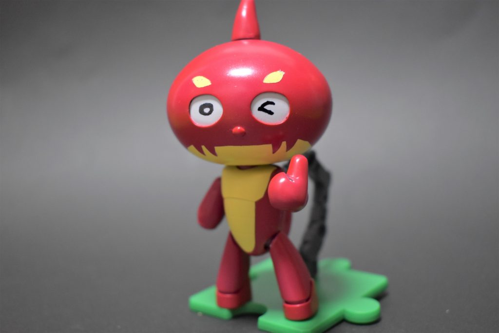 ベースはパンダプチッガイ。角とシッポとサムズアップ手はパテ盛りで作成。