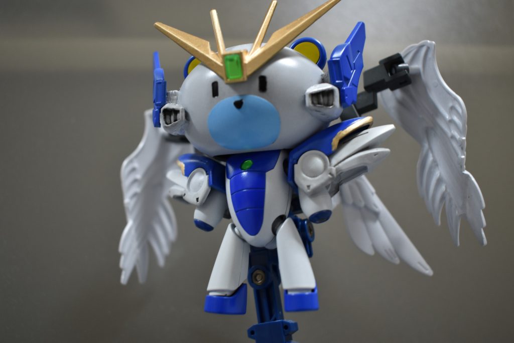 正面ショット自体のカラーリングも青いカラーで統一して塗装しました。